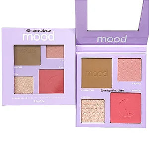 Paleta multifuncional blush, contorno e iluminador Ruby Rose Mood